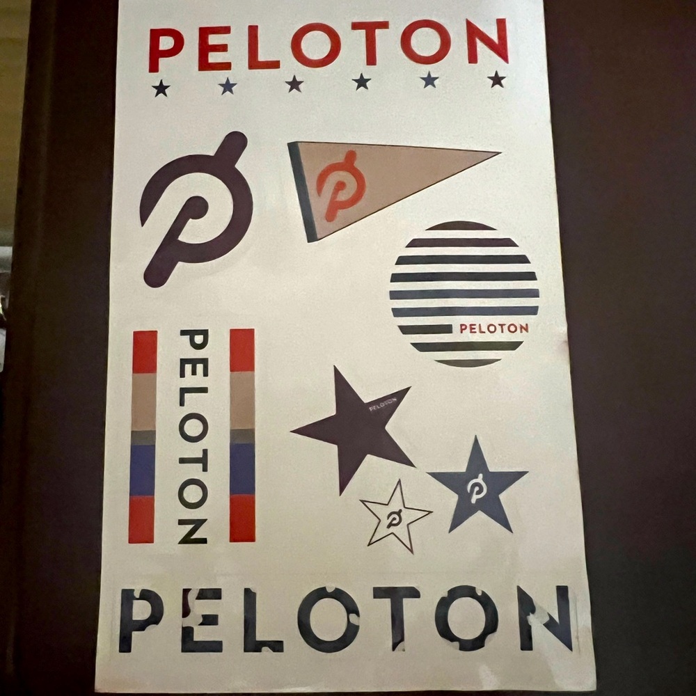 Peloton stickers